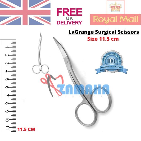 Curved LaGrange Scissors, Curved Kelly Scissors, Curved Goldman Fox Scissors, Goldman Fox Scissors with Serration, Fine Scissors, Straight iris Scissors, Curve Iris Scissors, Operating Scissors, Dental Iris Scissors, Straight Crown Beebee Scissors, Curve Crown Beebee Scissors, Iris Scissors Curve , Dental Iris Scissors, Kelly, Curve 16 cm, Tonsil Scissor Curved, Dental Scissors, Surgical Kelly Scissors