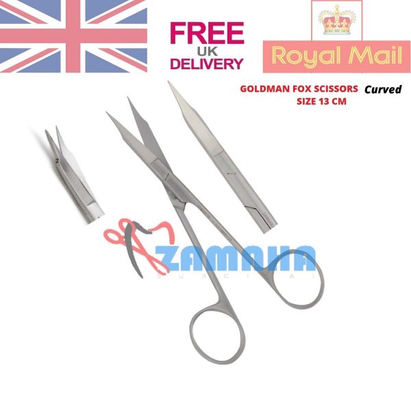 Curved Goldman Fox Scissors, Goldman Fox Scissors with Serration, Fine Scissors, Straight iris Scissors, Curve Iris Scissors, Operating Scissors, Dental Iris Scissors, Straight Crown Beebee Scissors, Curve Crown Beebee Scissors, Iris Scissors Curve , Dental Iris Scissors, Kelly, Curve 16 cm, Tonsil Scissor Curved, Dental Scissors, Surgical Kelly Scissors Curved LaGrange Scissors