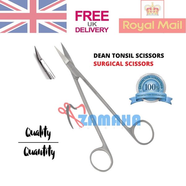curved dean scissors, Curved LaGrange Scissors, Curved Kelly Scissors, Curved Goldman Fox Scissors, Goldman Fox Scissors with Serration, Fine Scissors, Straight iris Scissors, Curve Iris Scissors, Operating Scissors, Dental Iris Scissors, Straight Crown Beebee Scissors, Curve Crown Beebee Scissors, Iris Scissors Curve , Dental Iris Scissors, Kelly, Curve 16 cm, Tonsil Scissor Curved, Dental Scissors, Surgical Kelly Scissors