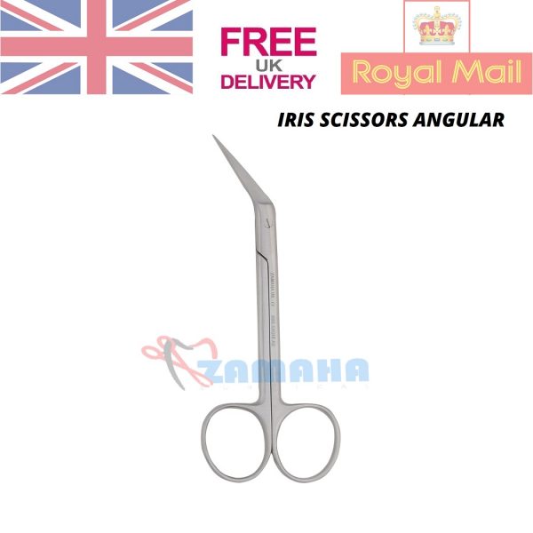 Dental Angular Iris Scissors Micro Suture Scissors CE Zamaha Surgical UK