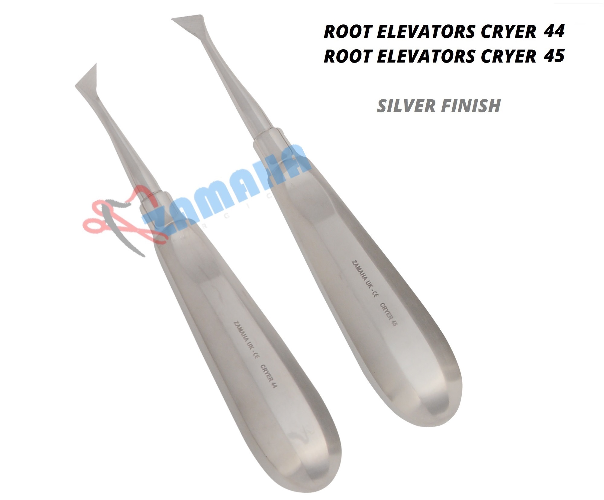 Root Elevators 44, Root Elevators 45, dental tools, extraction tools, dentist tools