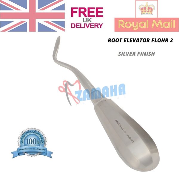 Root Elevator Cryer 02, #02 Cryer Dental Root Elevators, Extraction Tools, Tooth Extracting Forceps