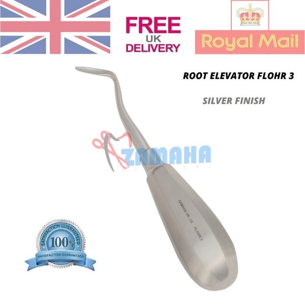 Root Elevator Cryer 03, #03 Cryer Dental Root Elevators, Extraction Tools, Tooth Extracting Forceps