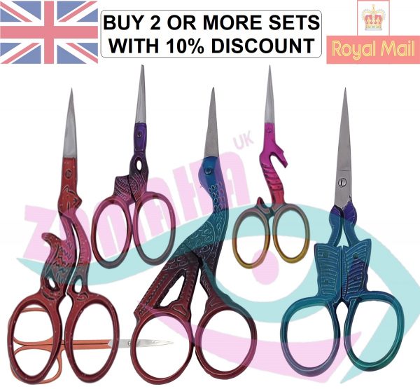 Stork Embroidery Scissors, Stork Scissors, Stork Stitch Scissors