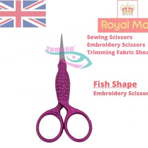 fish embroidery scissors, sewing embroidery scissors