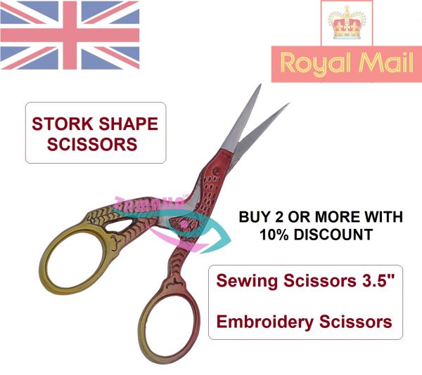 Stork Embroidery Scissors, Stork Scissors, Stork Stitch Scissors