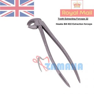 Hawks Bill 22 Tooth Extracting forceps - Dental Lower Molar Extraction Forceps