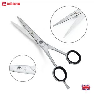Left Handed Hair Barber Scissors 6" - Straight Handle- Sharp Edges - Professional