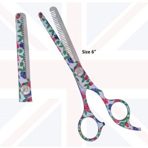 Professional Hair Barber Thinning Scissors 6" , Multi Print