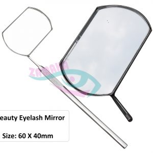 Eyelash inspection Mirror (60 X40 mm dia) - Beauty Lash Extension Tool - ZAMAHA
