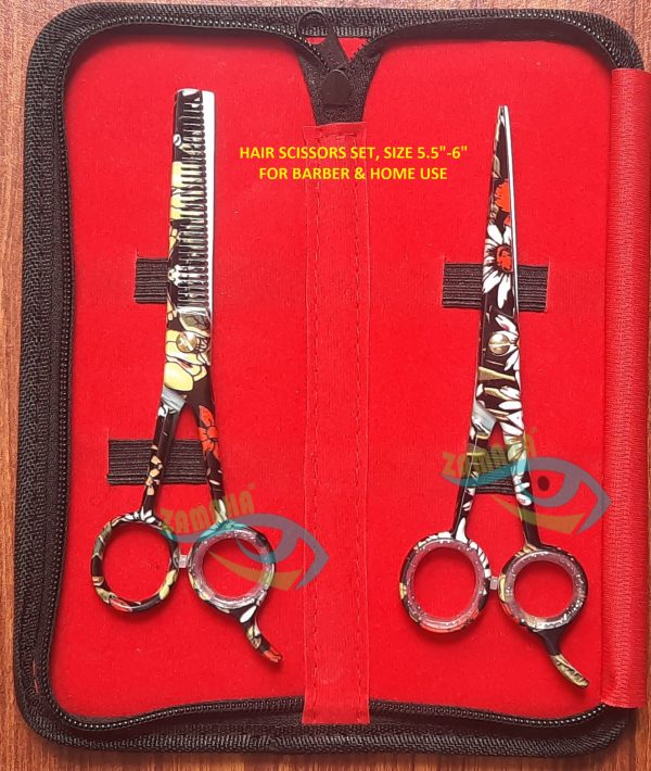 Hair barber scissors set, thinning scissors, quality razor scissors