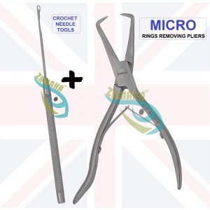 HAIR EXTENSION PLIERS For Removing Silicone MICRO RING BEADS And Fusion Bond UK