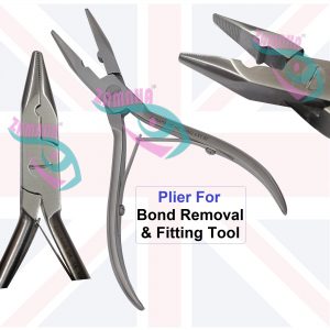 Plier For Bond Removal & Fitting Tool Hair Extension Stainless Steel 5" UK Stock