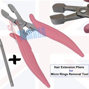 Hair Extensions Crushing Pliers For Micro Rings and Fusion Glue Bonds