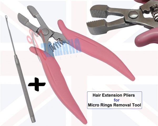 Hair Extensions Crushing Pliers For Micro Rings and Fusion Glue Bonds