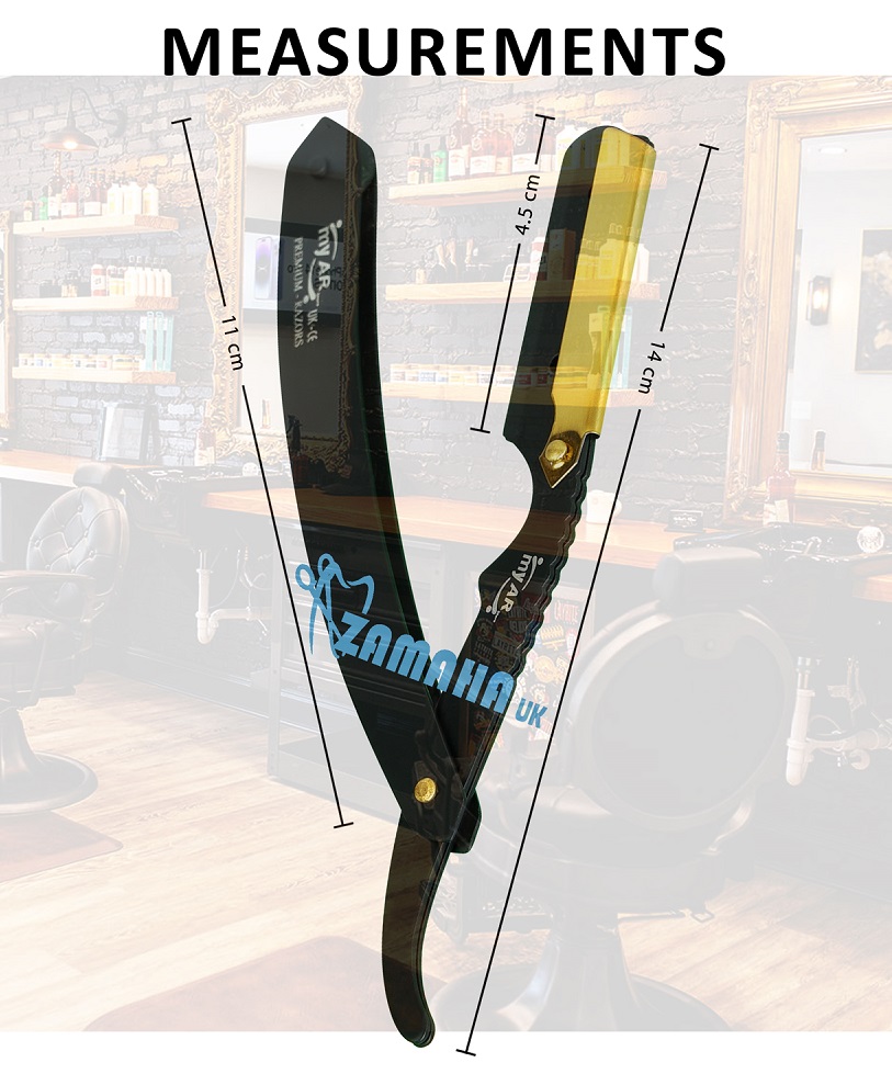 Straight Cut Throat Razor Kit - Straight Razor Men - Professional Barber Shaving Razor for Men - Moustache & Beard Razor Men Shaving Kit