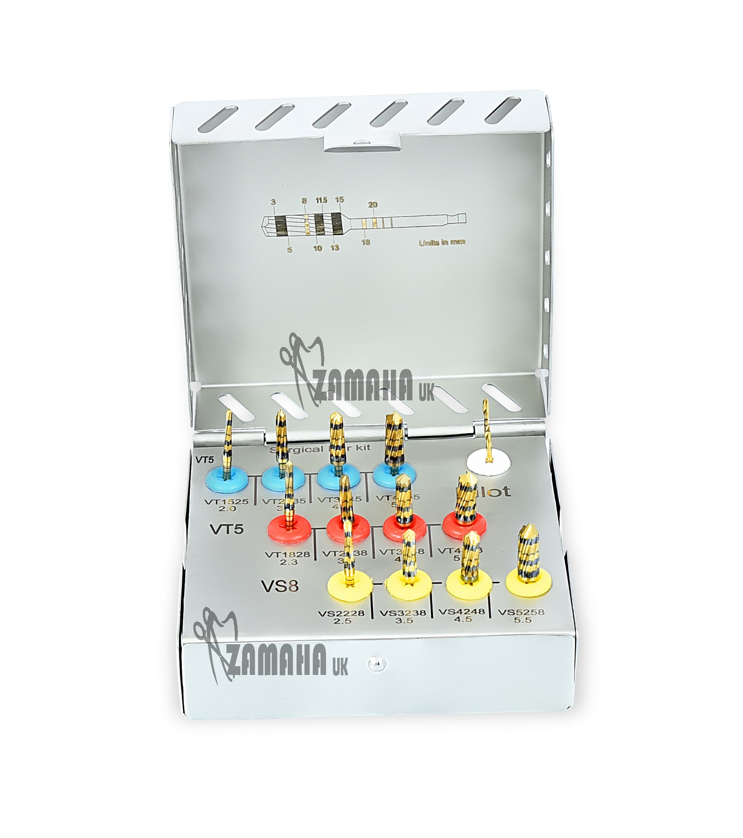 surgical dental burs kit dental implant kit surgical burs kit