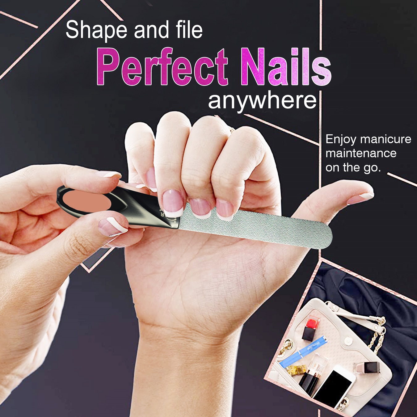 metal nail file, nail file for women