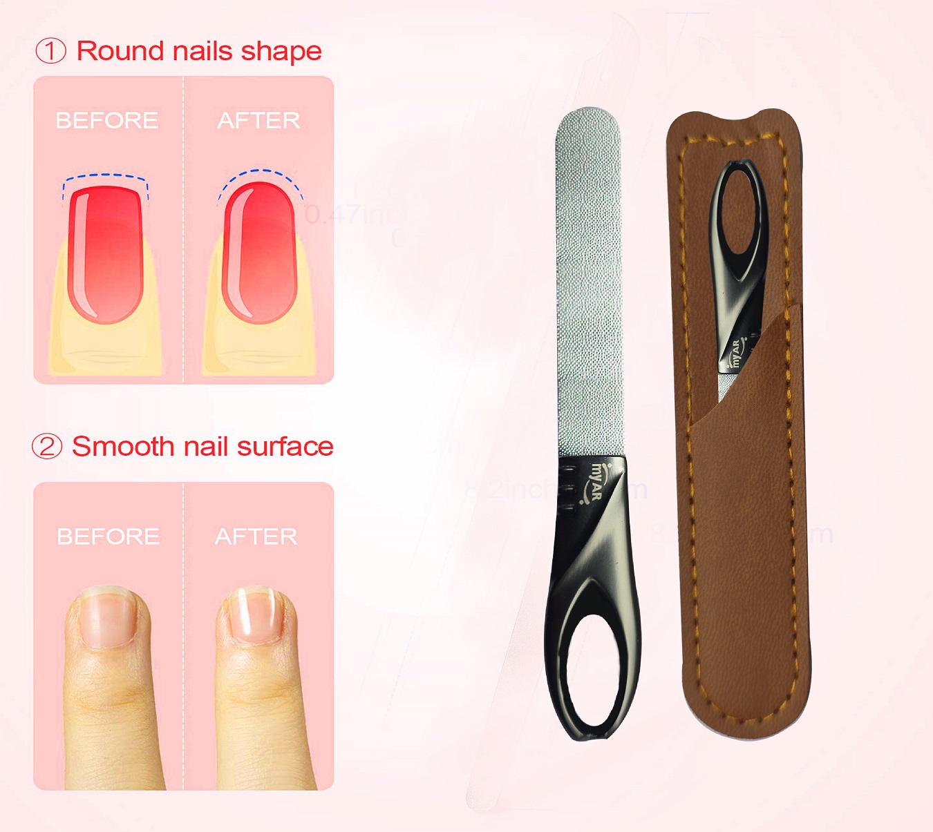metal nail file, nail file for women